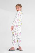 Premium Snug fit Nightsuit - White - Princess