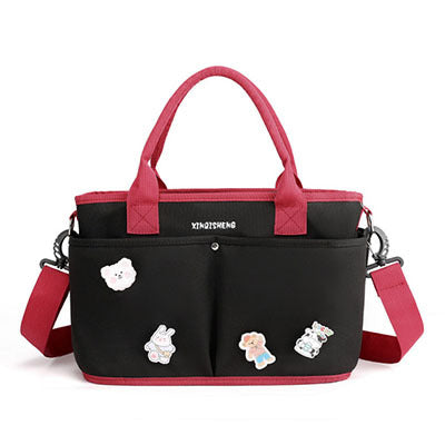 Diaper Bag with teddy (tags included in package) - Premium quality - Black