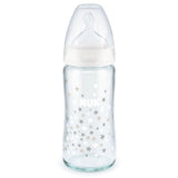 NUK FC Bottle TEMPERATURE CONTROL GLASS SILICONE 0-6m 240 ml - 7370