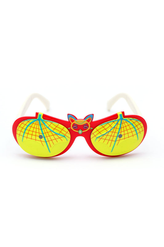 Kids Sunglasses - Spider Web - Red