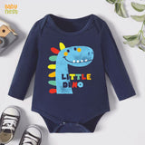 Little Dino â€šÃ„Ã¬ (Navy Blue) RBT 170 Full Sleeves Romper for Kids