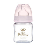 Canpol Babies Anti-Colic Wide Neck Bottle 120Ml Pp Easy Start Royal Baby - 4.05 OZ.