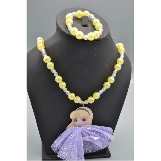 Blythe Doll Net Frok Necklace And Bracelet