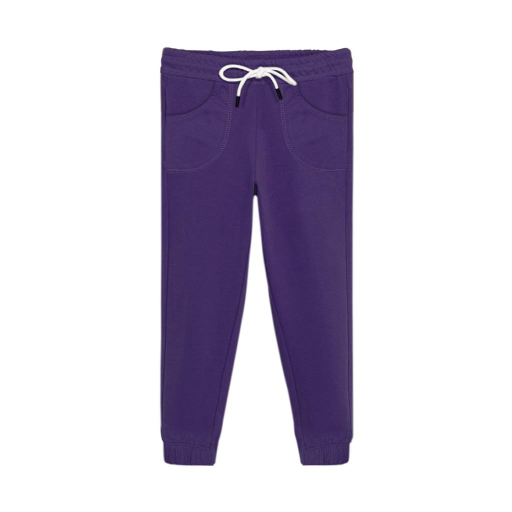 Fleece Jogger Pants for Kids ? BNBJP- 32-D1 ? Purple