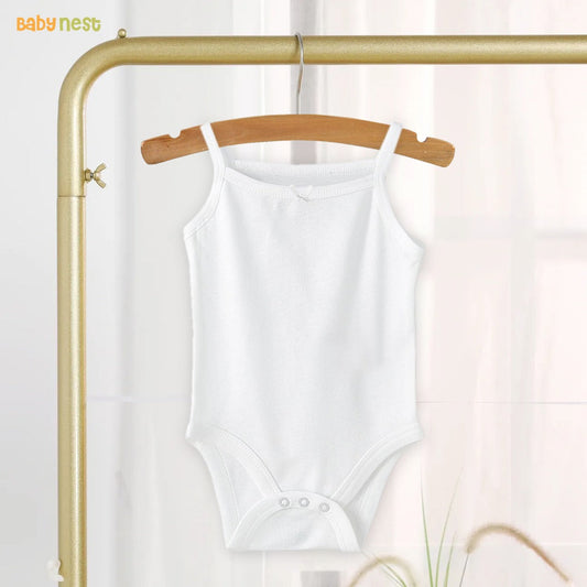 Organic Cotton Sleeveless Camisole Bodysuit- Pack of 2