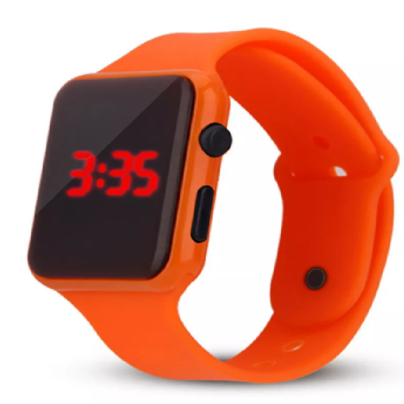 Digital Led Watch - Orange