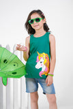 Unicorn - Printed Sando - Green