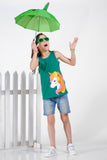 Unicorn - Printed Sando - Green