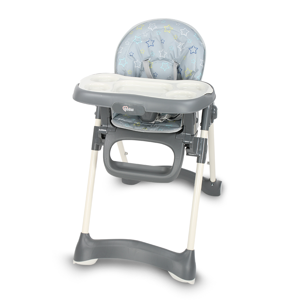 Tinnies Baby High Chair- (Grey) - (BG-85)