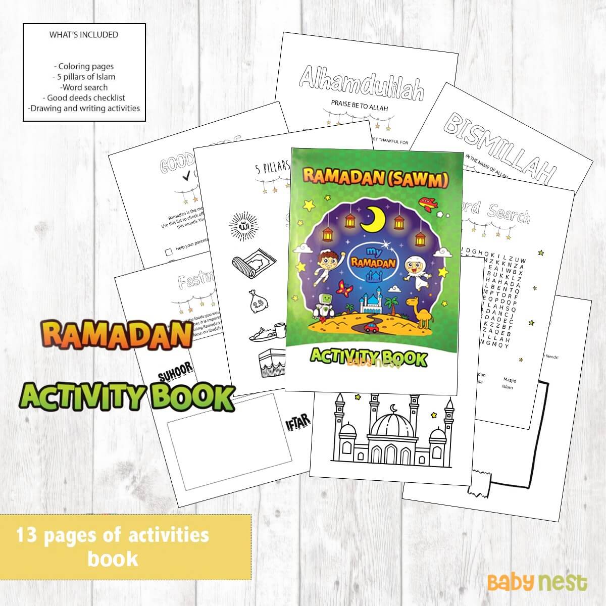Ramadan Activity Book for 3+ Years