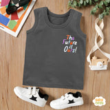 BNBBS-172 - The Future is Ours Sandos For Kids - Charcoal