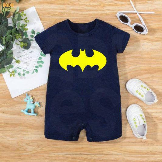 Baby Half Romper - Batman - Blue