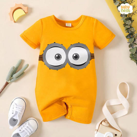 Baby Half Romper - Minion - Yellow