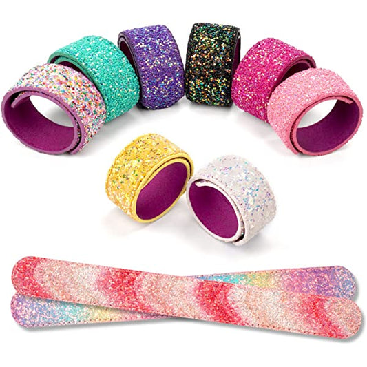 Slap bracelet - Glitter (random design)