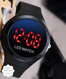 Premium round digital watch for kids - Black