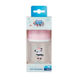 Canpol Babies Anti-Colic Wide Neck Bottle 120Ml Pp Easy Start Exotic Animals - 4.05 OZ.
