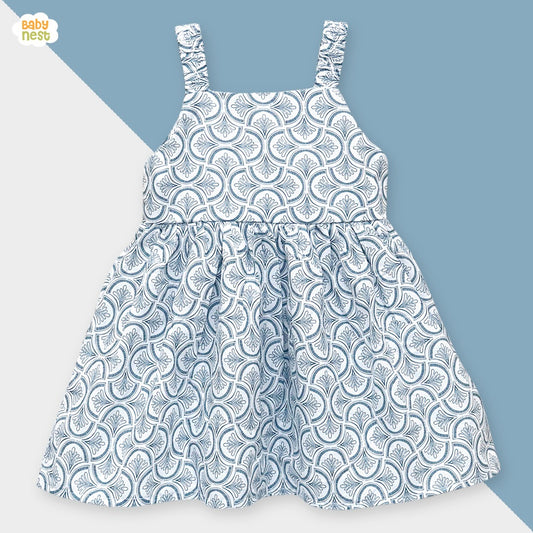 Baby Frock Blue -BNBSF-471