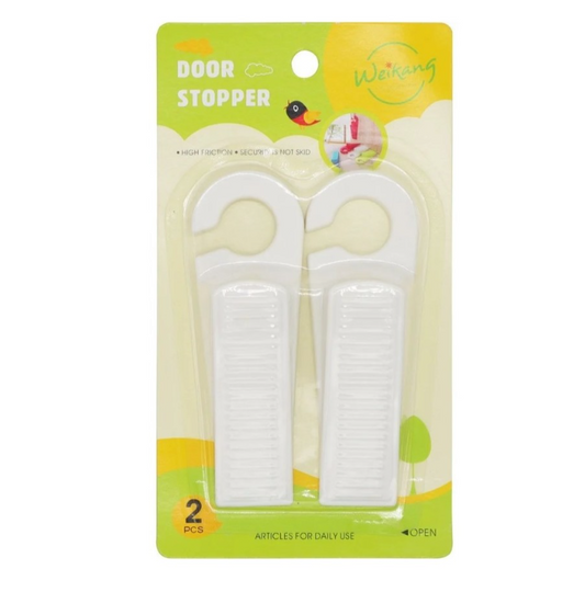 Baby Safety Door Stopper (Pack Of Two) White