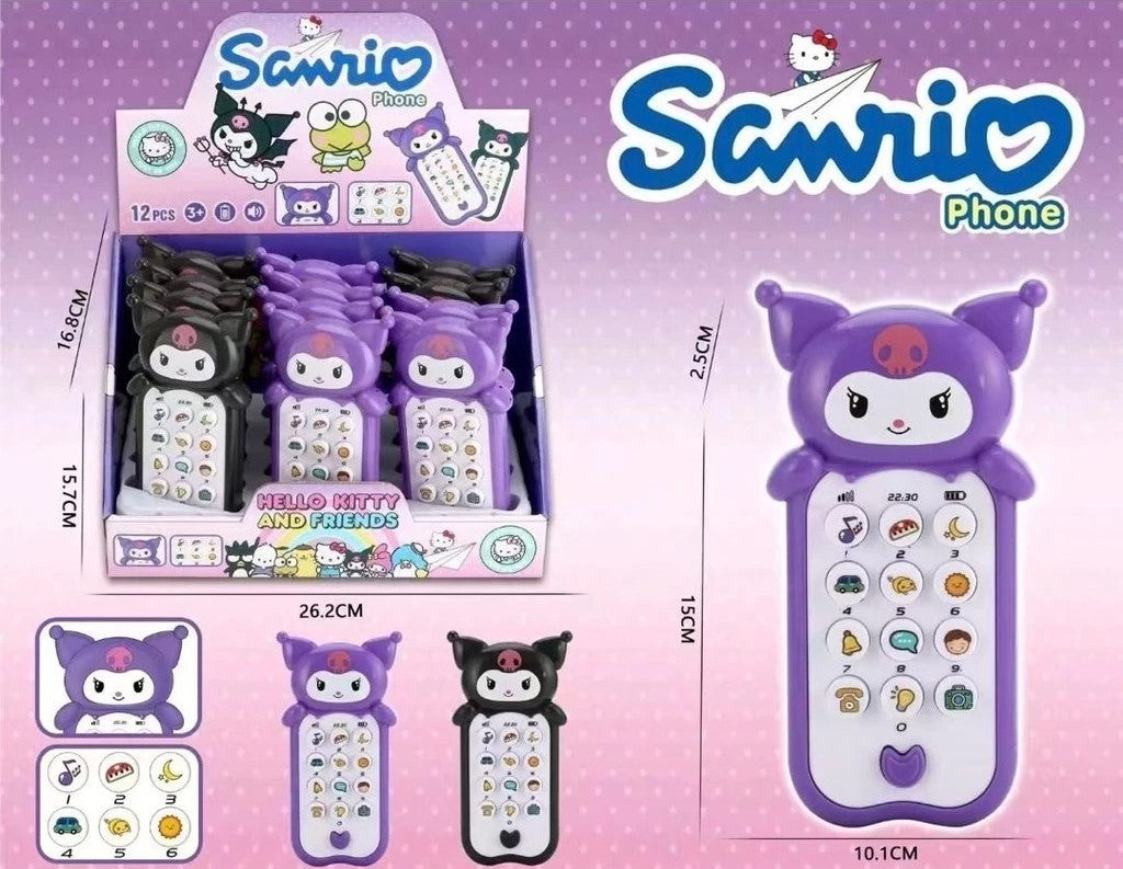 Sanrio Music Phone Toys (RANDOM COLOR) - COUNTER TOYS 335-75