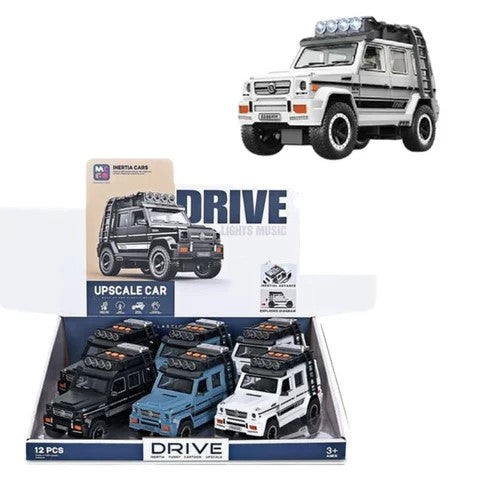 Luxury Adventure Jeep Toy with Lights & Music (1 Piece) (RANDOM COLOR) - COUNTER TOYS D700-04