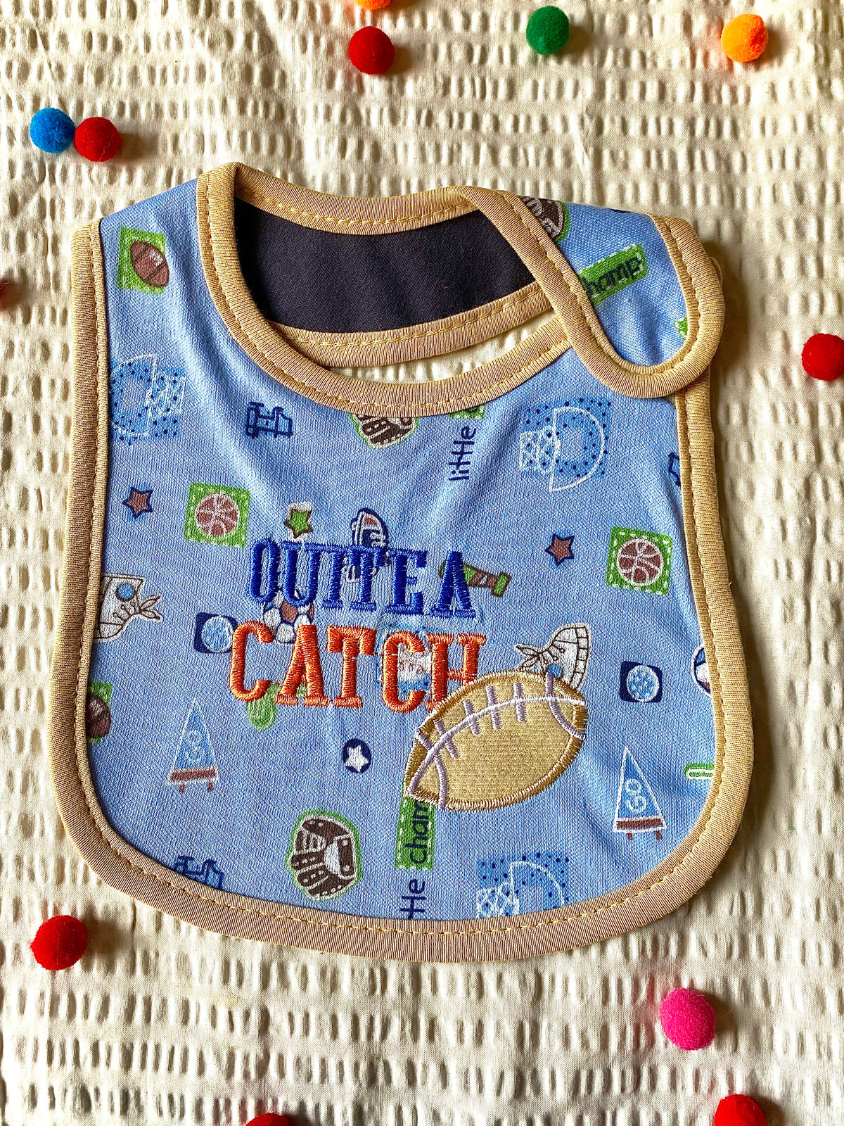 Bib for babies - Catcher - Blue
