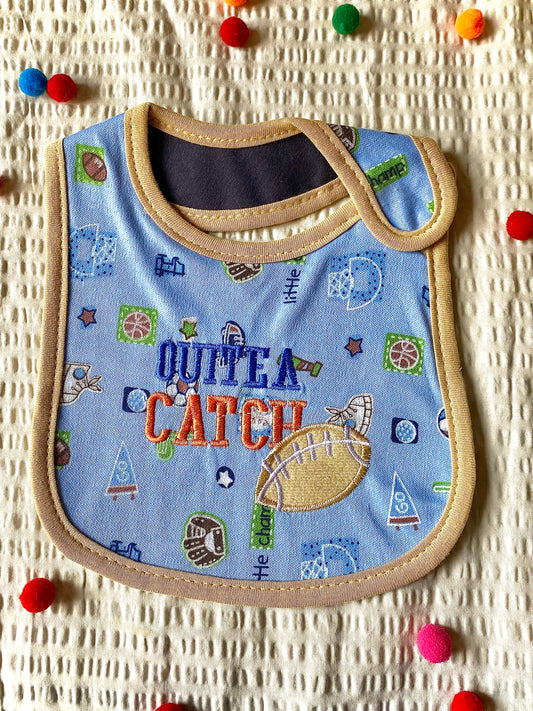 Bib for babies - Catcher - Blue