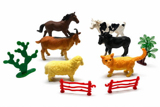 Farm Animal Toy Set - ZOO 2051B