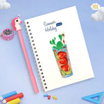 Notebooks for kids - Icecream - Cool Summer Orange