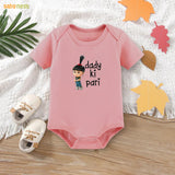 Easyclean Half Sleeves Onesie with Dady Ki Pari Print