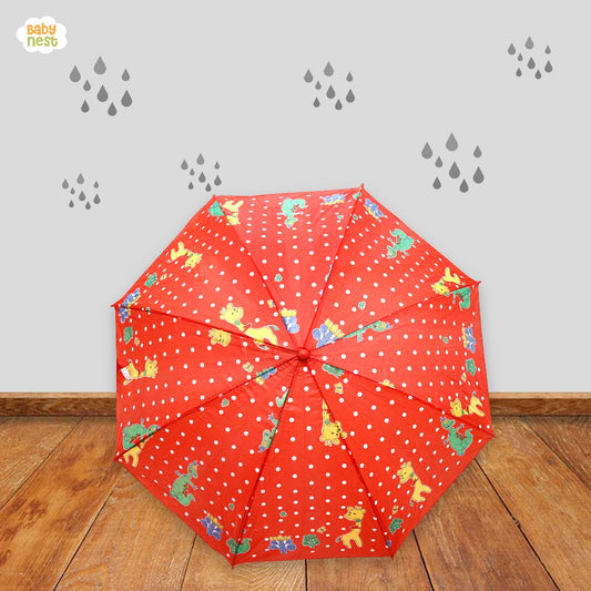 Character Umbrella for Kids - Dino Flora Breeze - Orange