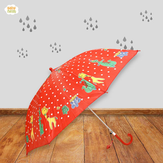 Character Umbrella for Kids - Dino Flora Breeze - Orange