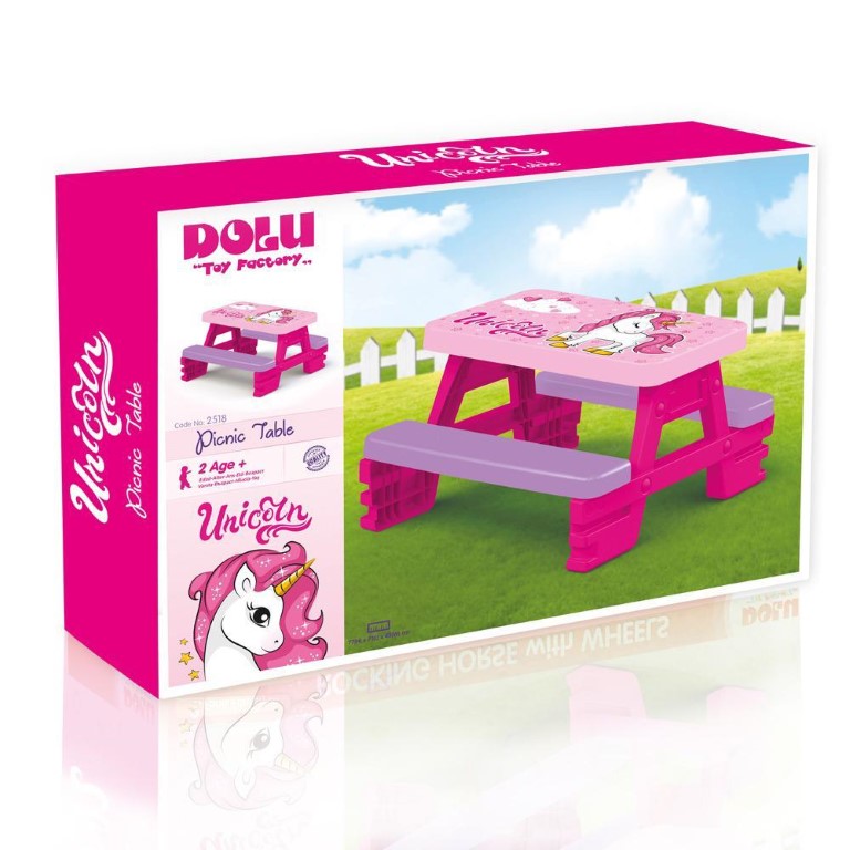 Unicorn Picnic Table For 4 - 2518