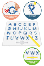 Magnetic Letter Board Tracing Board Reading Writing with Pen