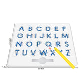 Magnetic Letter Board Tracing Board Reading Writing with Pen