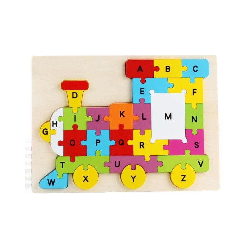 Educational Wooden Alphabet Puzzle