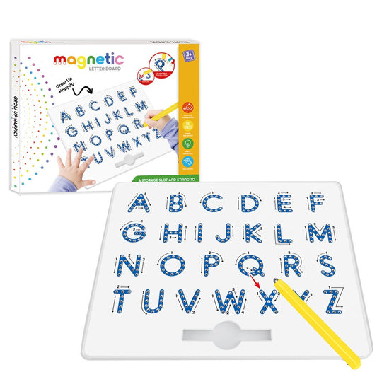 Magnetic Letter Board Tracing Board Reading Writing with Pen