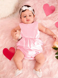 Frock Style Premium Baby Onesie - Pink