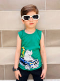 Jungle Race - Sando For Boys - Green