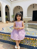 Baby Frock - BNBSF-607 Purple Star