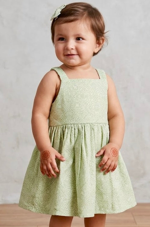 Baby Frock - BNBSF-610 Light Green