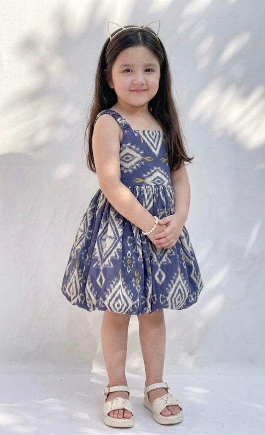 Baby Frock - BNBSF-617 Indigo Dream