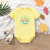 Easyclean Half Sleeves Onesie with I'M On My Nana Nani Team Print