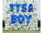 Its A Girl Foil Balloon Letter set Its A Boy Baby shower Decor