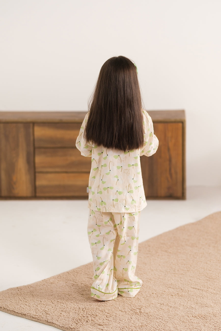 Mint Doodle Glam - Premium Nightsuit For Girls