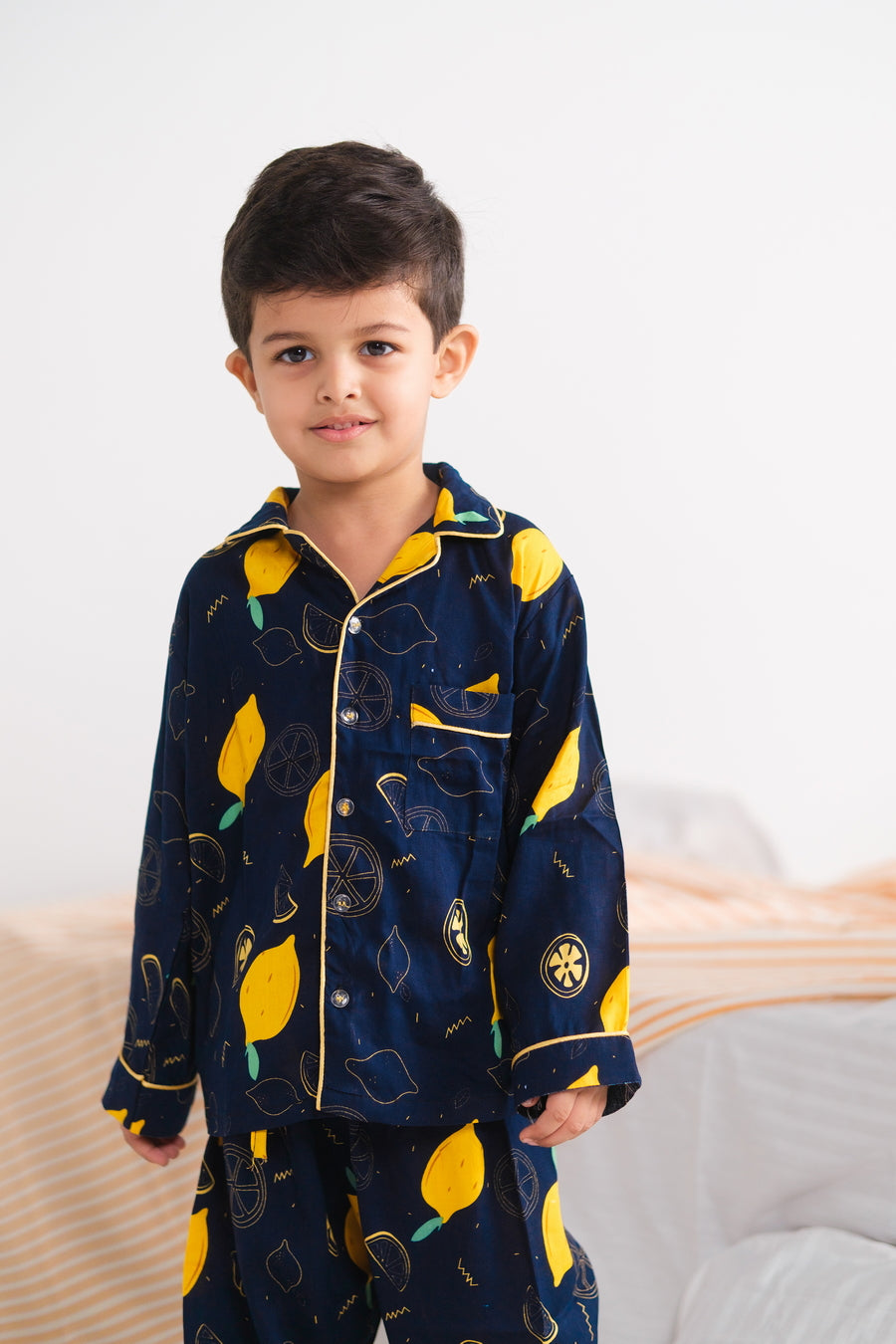 Lemon Loom  - Premium Nightsuit For Boys