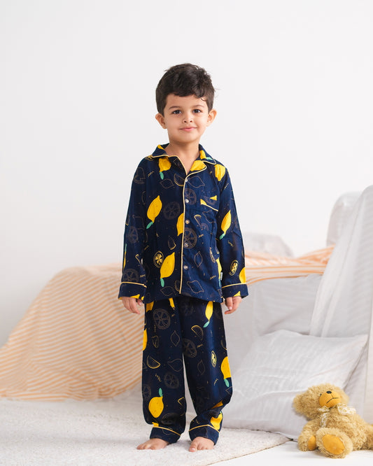 Lemon Loom  - Premium Nightsuit For Boys