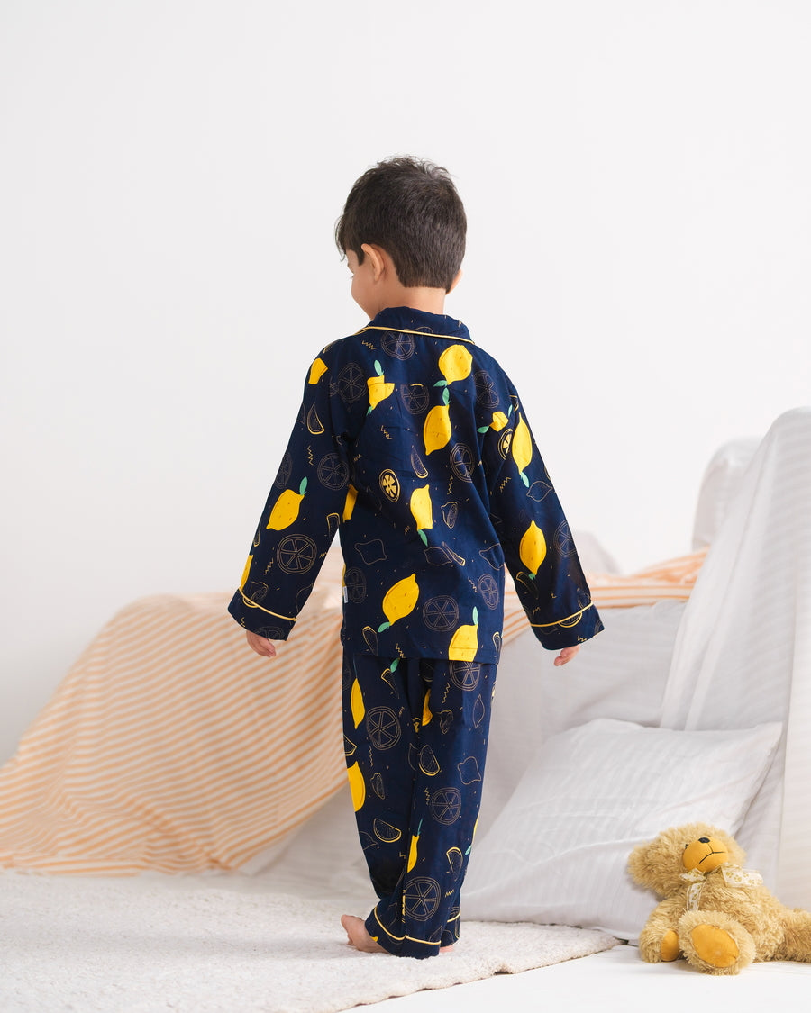 Lemon Loom  - Premium Nightsuit For Boys