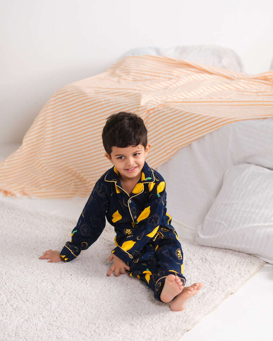 Lemon Loom  - Premium Nightsuit For Boys