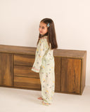 Mint Doodle Glam - Premium Nightsuit For Girls