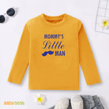 Full Sleeves T-shirt with Mommy's Little Man Print